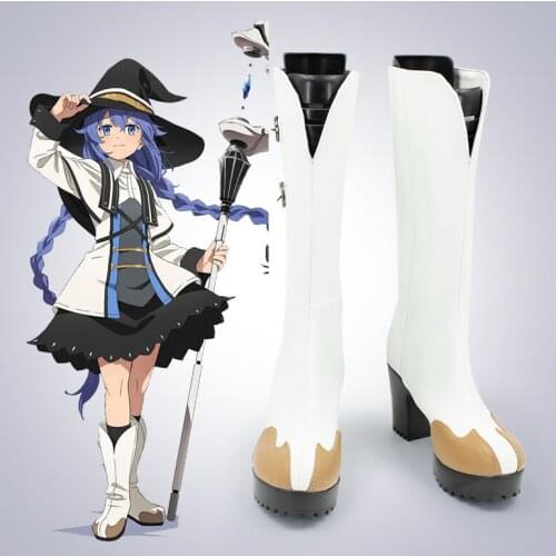 Mushoku Tensei Jobless Reincarnation Roxy Migurdia Cosplay Shoes Boots Halloween Party Accessories Free Shipping