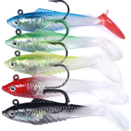 Soft Lure - HENGJIA 1pcs Sinking Fishing Wobbler Swimbait Jig Artificial Bait Crankbait 8cm 11.5g / 10cm 20g