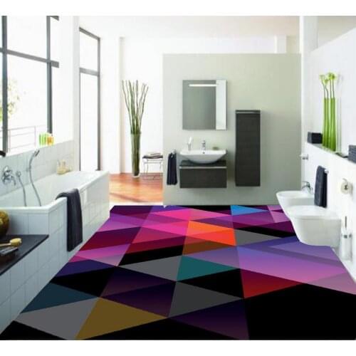 3d wallpaper waterproof Abstract fantasy 3D stereoscopic floor pvc self-adhesive wallpaper Home Decoration