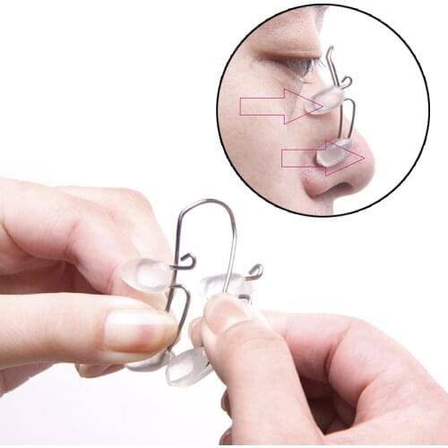 Sale Titanium Steel Nose Up Shaping Straightening Nose Clip Face Clipper Facial Corrector Tool