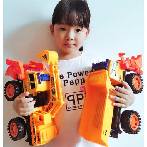 Sliding Childrens Toy Construction Vehicle Excavator Model Beach Outdoor Digging Crane Bulldozer Dump Truck Mixer truck Boy Toy