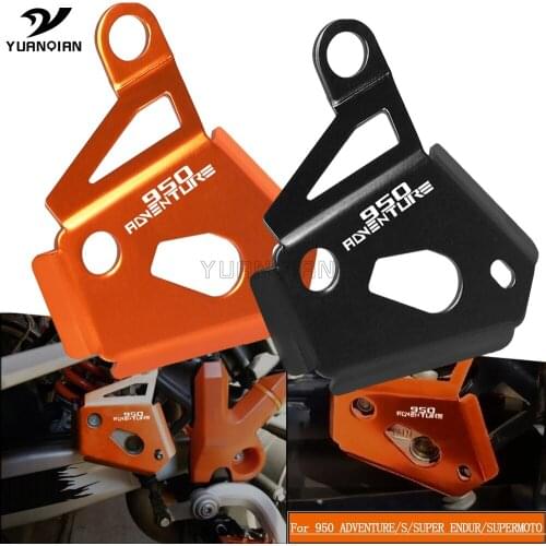 Motorcycle Rear Brake Reservoir Pump Protector Guards For 990 ADVENTURE/S/R SMT SUPERMOTO/R 950 SUPER ENDURO ADVENTURE R SUPERM