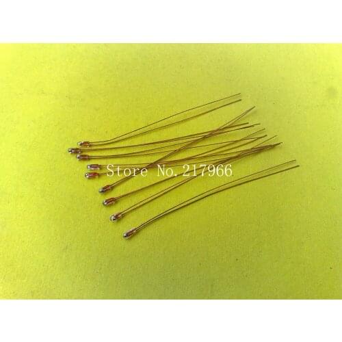 High-quality single-ended glass sealed NTC thermistor diameter 1.6mm 100K 1% 3950