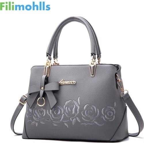 Women Bag Vintage Handbag Casual Tote Fashion Women Messenger Bags Shoulder Top-Handle Purse Wallet Leather 2020 New S2015