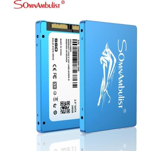 SOMNAMBULIST Metal Bull Fighting SSD Hard Drive 2.5 SATA3 SSD 120GB SATA III 240GB SSD 480GB SSD 960GB 7mm Desktop Laptop Intern