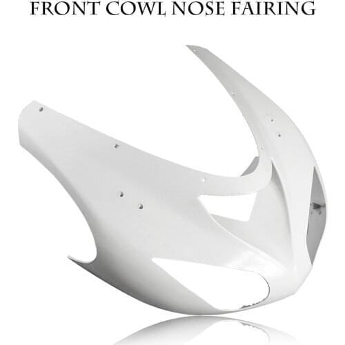 ZX10R 2006 2007 Motorcycle Unpainted Upper Front Fairing Cowl Nose for Kawasaki ZX-10R 06 07 Injection Mold ABS Plastic