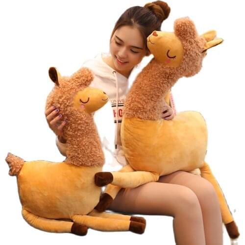 1pc Simulation Animal Toy Plush Stuffed Camel Doll Home Props Ornaments Collectible Boys Girls Birthday and Christmas Gifts