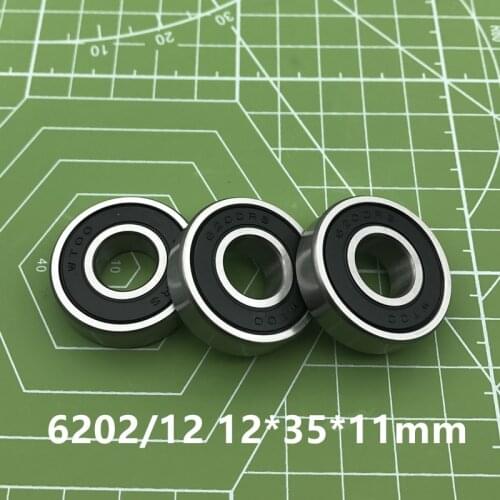 2019 Axk 2pcs 6202/12 Non-standard Special Deep Groove Ball Bearings 6202/12-2rs 6202 12*35*11mm Roulement A Bille Rodamientos