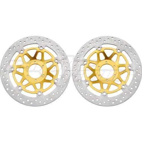 296MM Motorcycle Front Floating Brake Discs Rotors For HONDA CBR600 F4 1999-2000 CBR900RR 1992-1993 VFR800 1998-2005