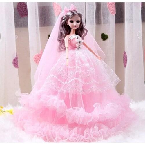 30cm Doll Set Gift Box Wedding Dress Girl Gift Princess Children Toy Doll bjd dolls