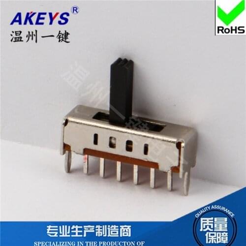 5 Pcs SS-14D01 (1P4T) various height 4 speed toggle switch 2 fixed foot distance 6 foot vertical