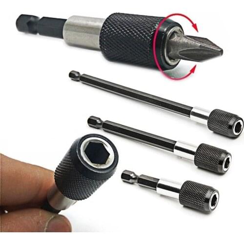 60/100/150mm 1/4 Quick Release Hex Shank Electric Drill Screwdriver Bit Holder