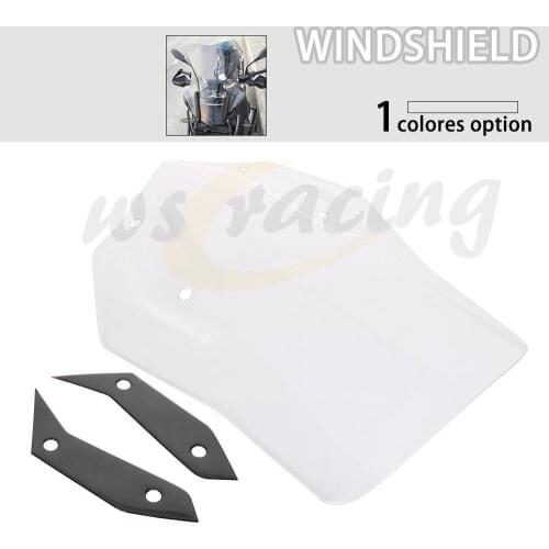 Motorcycle ABS Plastic Windscreen Windshield Wind Screen Deflector Protector For BMW R1200GS R1200 GS R 1200GS 2013-2017