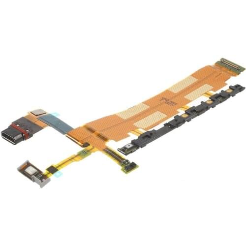 For Sony Xperia Z3+ Z3 Plus Z4 D6553 D6533 4G LTE Power And Volume Key Button Charge Charging Dock Connector Flex Cable