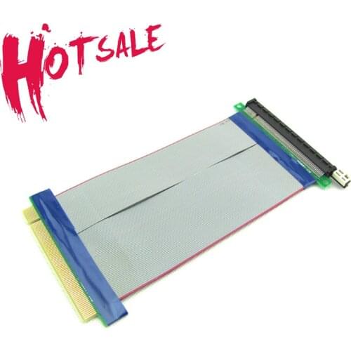 0.19m Copper Ribbon Cable PCI Sound Network Graphic Card Extender Converter Flat Ribbon Cable Supports PCI Devices