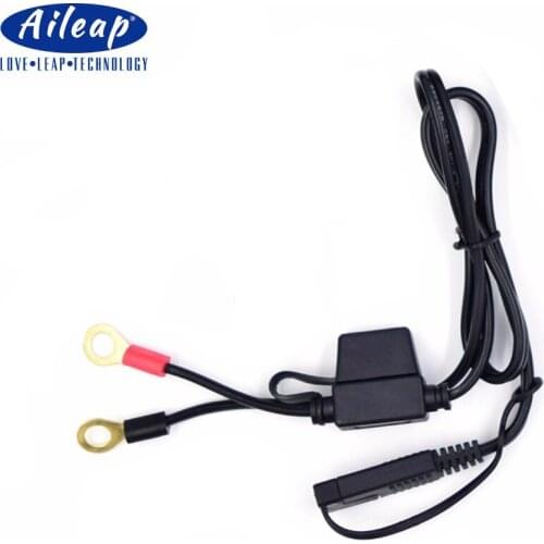 Aileap Ring Terminal to SAE Quick Disconnect Cable Motorcycle 12V Battery Output Connector (1 pieces)