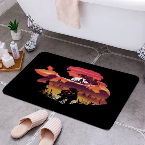 The Legends Sunset 3D Print Doormats Rectangle Non-Slip DoorMat Bedroom Kitchen Entrance Print Door rugs Dropshipping