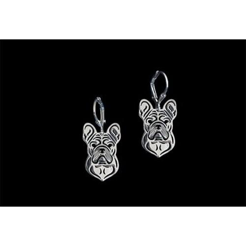 Best gift for best friends French Bulldog Drop Earrings Pet Dog Earrings