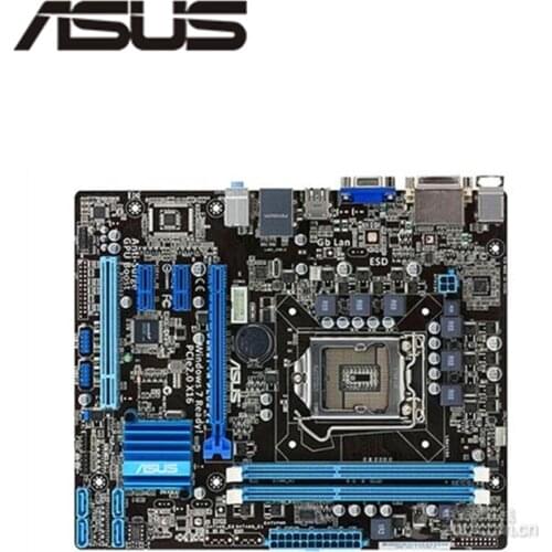 For ASUS P8H61-M PLUS V2 Desktop Computer Motherboard LGA 1155 DDR3 For Intel H61 P8H61 Desktop Mainboard SATA II Used