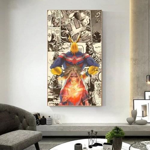 My Hero Academia Art Prints Original Canvas Artwork 50 x 70 cm,No Frame