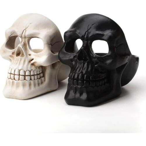 Personality Creative Ghost Skull Ashtray Halloween Props Skull Head Separable Ashtray Resin Ornament Crafts Decoration