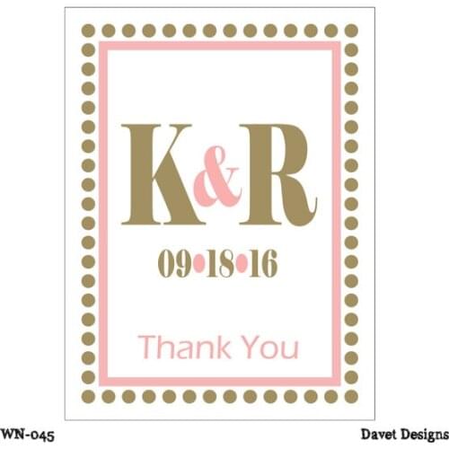 Custom Wedding Rectangle or Mini Wine Bottle Labels Personalized Wine Bottle Label, Wedding Party Decoration Favors