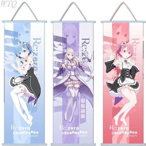Re:Life In A Different World From Zero Posters Anime Posters Canvas Painting Wall Decor Wall Art Pictures for Living Home Decor