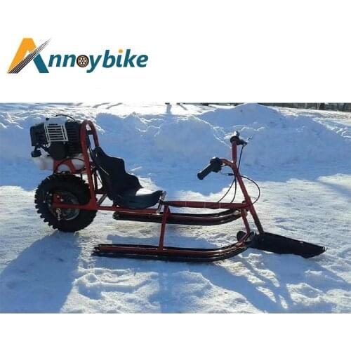 Snowmobile Electric Petrol Amusement Ski Car Vehicle Kids Playground Snow Sledge Snowmobile Children Skiing Equipments