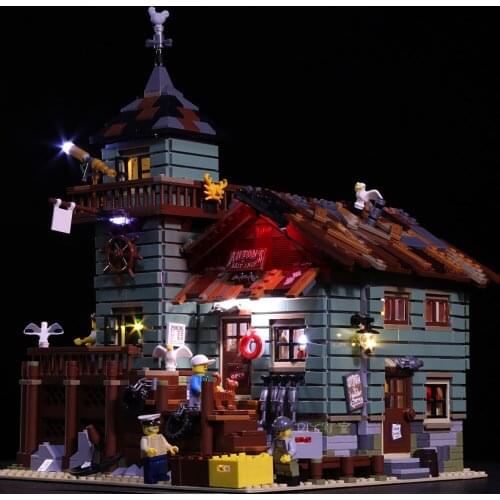 Lighting Kit For 21310 Led Light Set Compatible For Creator City Street 16050 Old Fishing Store Toys Gifts (Only lights)