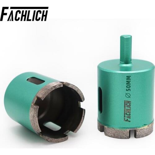 FACHLICH 2pcs/pk Welded Diamond Hole Saw Drilling Core Bits Shank Connection #35/45