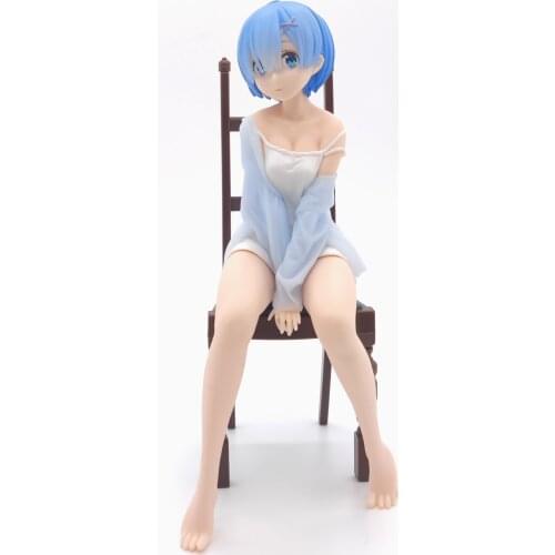 2021 Original Banpresto Japaense Anime Re:Life in a different world from zero Rem Chair Ver. Action Figure Colletible Model Toys