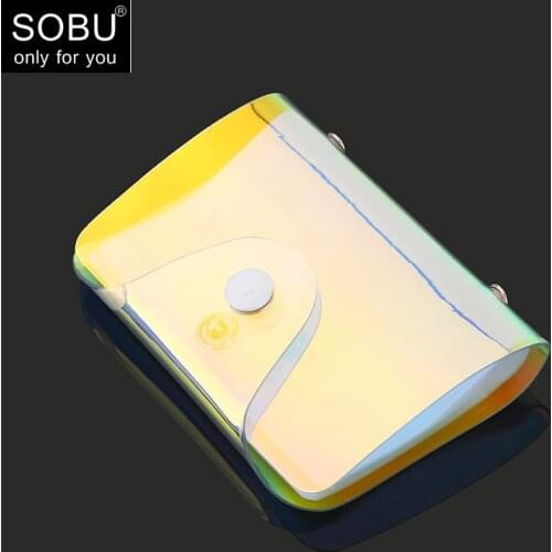 2019 Laser Flash 20 Bits Card Case Business Card Holder Men Women PVC Credit Passport Card Bag ID Passport Card Wallet H135