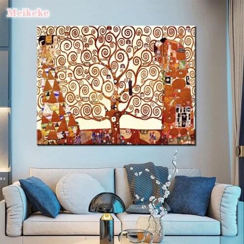 5d Rhinestone painting crystal Home Decor DIY Diamond painting Austria Gustav Klimt Tree of Life 3D cross stitch pattern