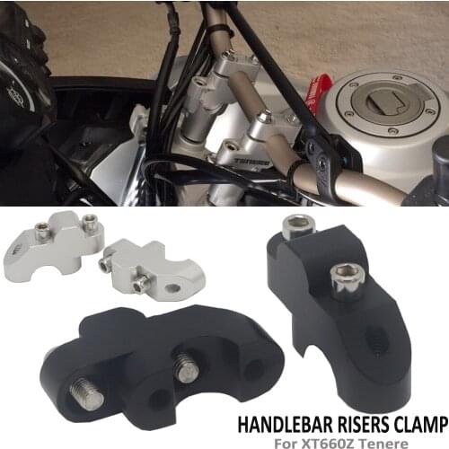 For YAMAHA XT660Z Tenere XT 660 Z Motorcycle Accessories Handlebar Risers Clamp Mounting Clamp Mount Riser Clamps