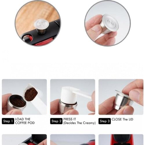 Anti-deform Practical Refillable Filter Coffee Capsule Mug for Nespreso Coffee Machine