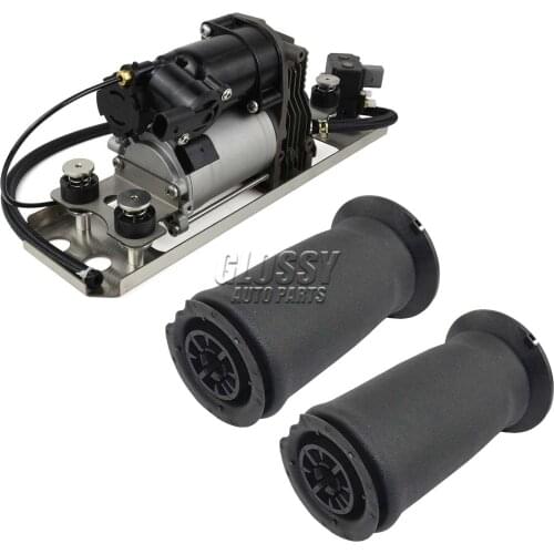 AP03 For BMW 5 Series E61 520d 520i 523i 525xd 525xi 525i 530d 530i 37126765602 Air Suspension Compressor+2 Pcs Air Spring