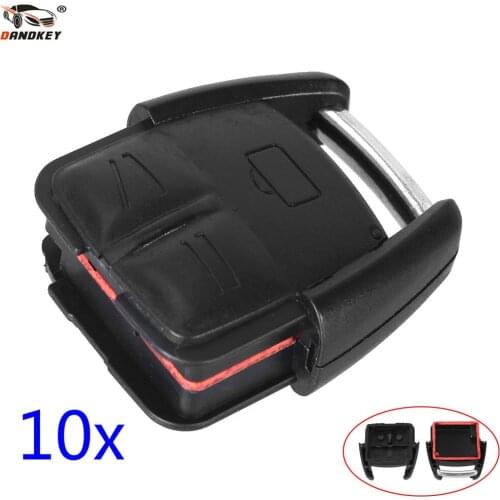 DANDKEY 10x 3 Buttons Car Key Remote Fob Case Cover For VAUXHALL For OPEL VECTRA ASTRA ZAFIRA For Vauxhall Frontera Omega