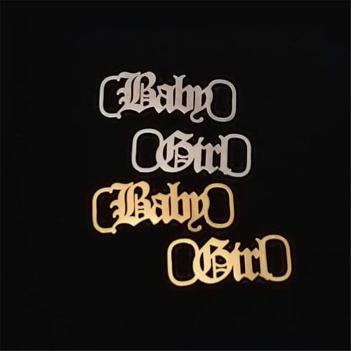 10 pair Gothic Baby Girl Shoe Tags Fashion Jewellery Stainless Steel Shoelace Charms Sneakers Casual Boy Wholesal