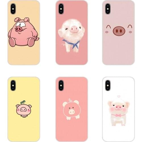 Pink Funny Pig Baby Luxury Accessories Phone Cover For Xiaomi Redmi Note 6A MI8 Pro S2 A2 Lite Se MIx 1 Max 2 3 For Oneplus 3 6T