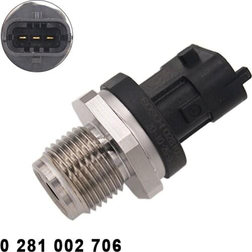Common Rail Pressure Sensor 0281002706 For IVECO For ALFA ROMEO For CHEVROLET For OPEL 0281006158 0281002864 0281002707 20792328