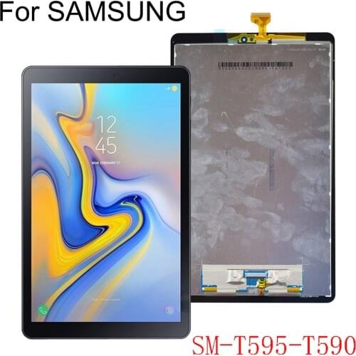 For Samsung Galaxy Tab A2 T590 T595 SM-T595 SM-T590 LCD Display Panel Screen Monitor Touch Screen Full Assembly Replacement