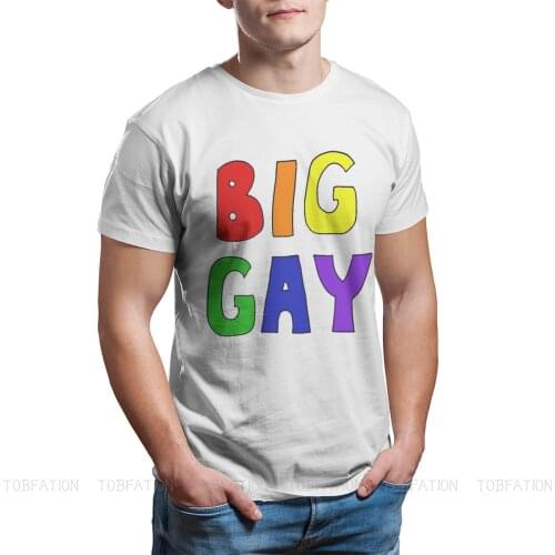 Gay Lesbian Homosexual LGBT Pride Month Parades Mens TShirt Big Vegan Fashion T Shirt Harajuku Streetwear New Trend