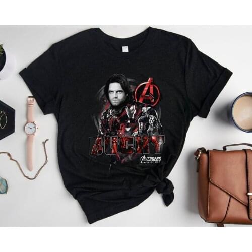The Falcon and The Winter Soldier Man Shirt Funny Shield Casual Vintage Tee Comic Film Mans Movie Characters Classical T-shirt