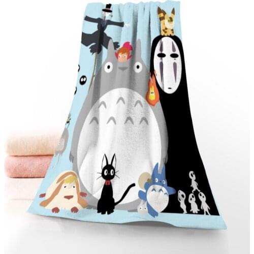 Hot Sale Custom Spirited Away 35x75cm Fitness Sports Towel Portable Quick-Drying Towel Yoga Outdoor Microfiber Sports Towel