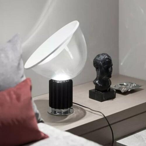 Nordic Creative Radar Design Table Lamp Italian Style Personality Glass Desk Lamp Living Room Bedroom Bedside Lamp Home Lighting