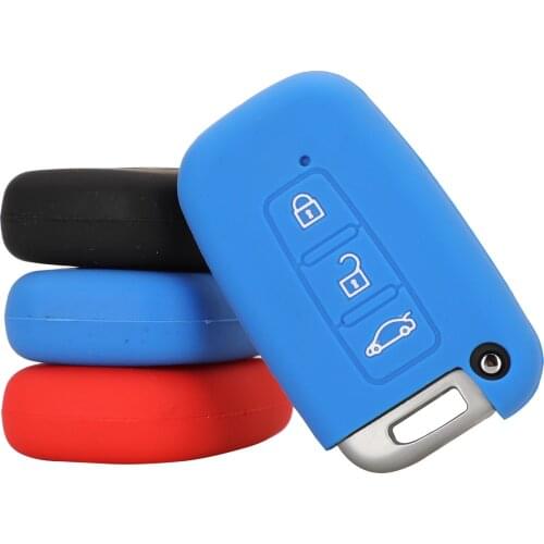 Kutery 10pcs 3 Buttons Remote Silicone Car Key Case Shell For Hyundai Solaris HB20 Veloster SR IX35 Accent Elantra i30