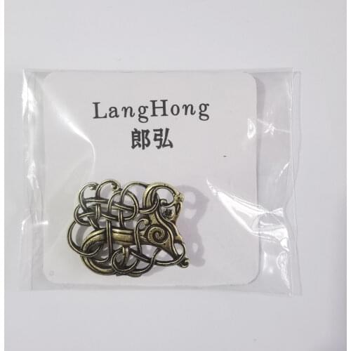LANGHONG 1pcs Viking Dragon Booch Legendry Sweden Dragon Brooches Viking brosch jewelry Talisman