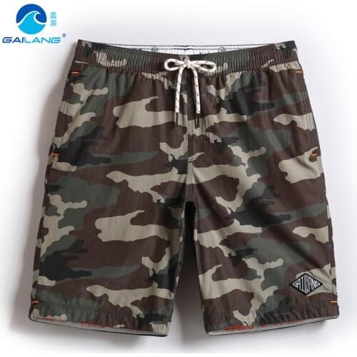 Man Swimming Trunks Camo Swimwear Men Bermuda Surf Board Shorts Beach Wear Maillot De Bain Sexy Homme Mens Camouflage Swimsuits