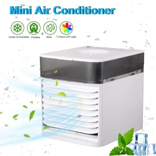Mini Air Conditioner Air Cooler Fan Light USB Portable Air Conditioner Sterilization isinfection Air Cooling Fan