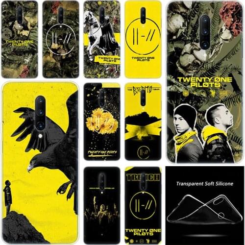 Twenty One Pilots Trench Era Fashion Transparent Silicone TPU Soft Phone Case for OnePlus 7 Pro 5G 6 6T 5 5T 3 3T Cover Coque
